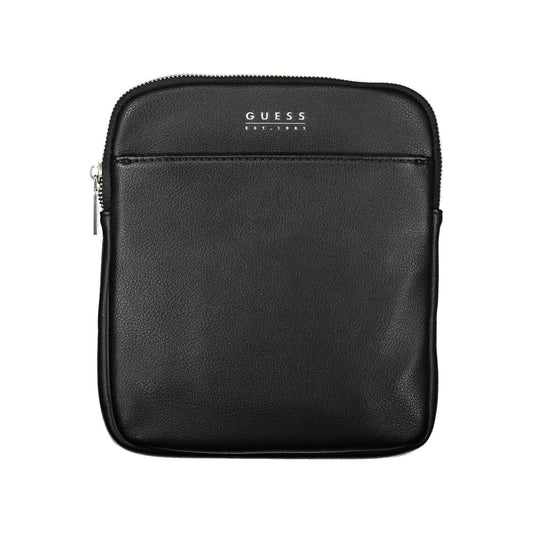 Black Polyethylene Shoulder Bag