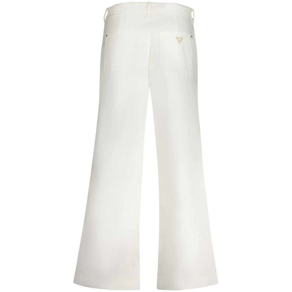 White Cotton Women Jeans