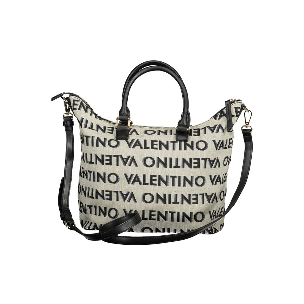 Gray Polyester Handbag