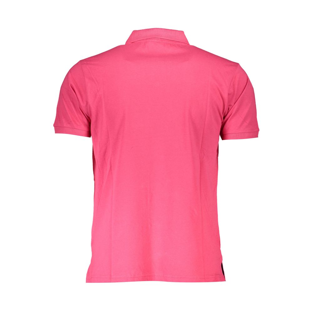 Pink Cotton Polo Shirt