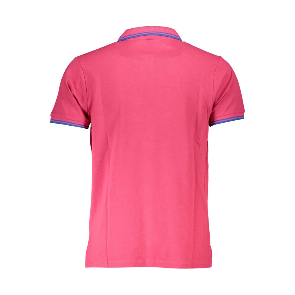 Pink Cotton Polo Shirt