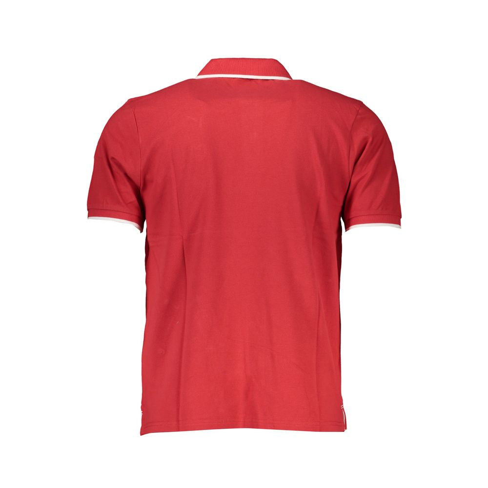 Red Cotton Polo Shirt