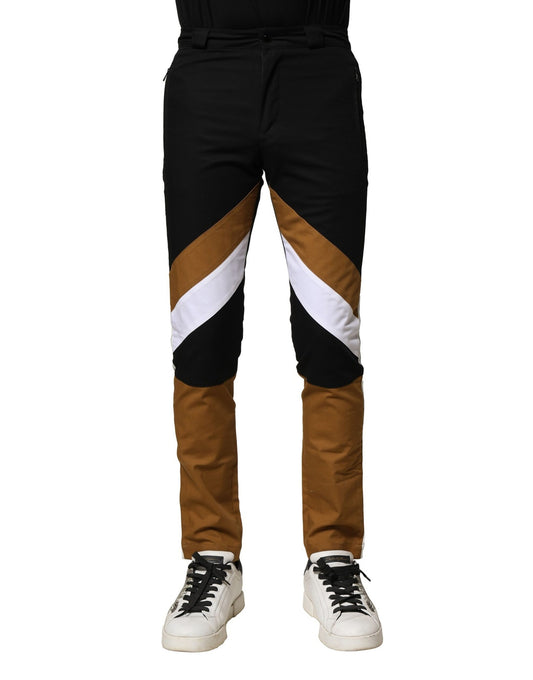 Multicolor Cotton Slim Fit Men Pants