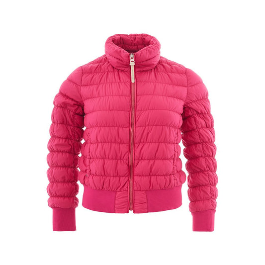 Fuchsia Polyamide Bomber