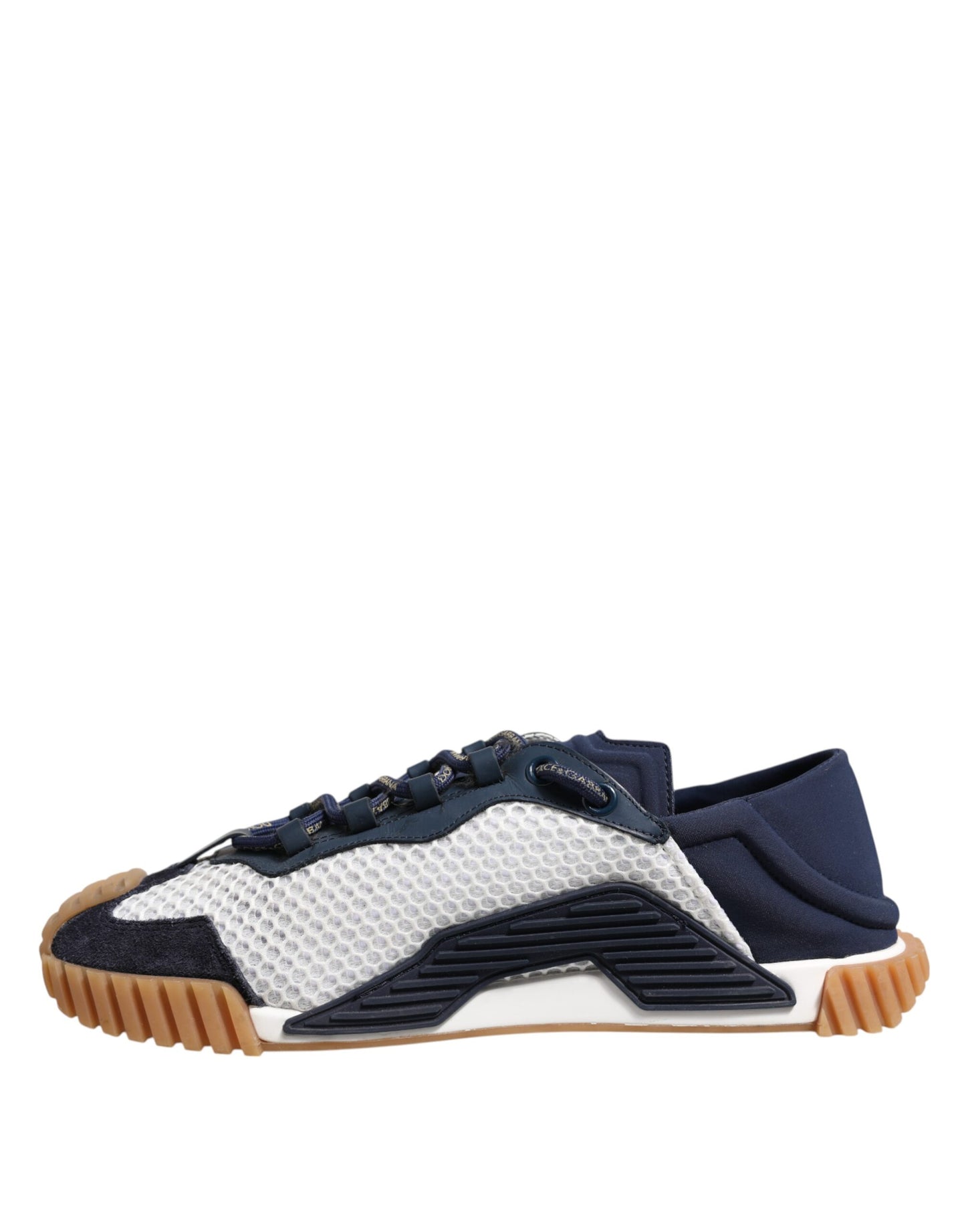 White Blue Lace Up Low Top NS1 Sneakers Shoes