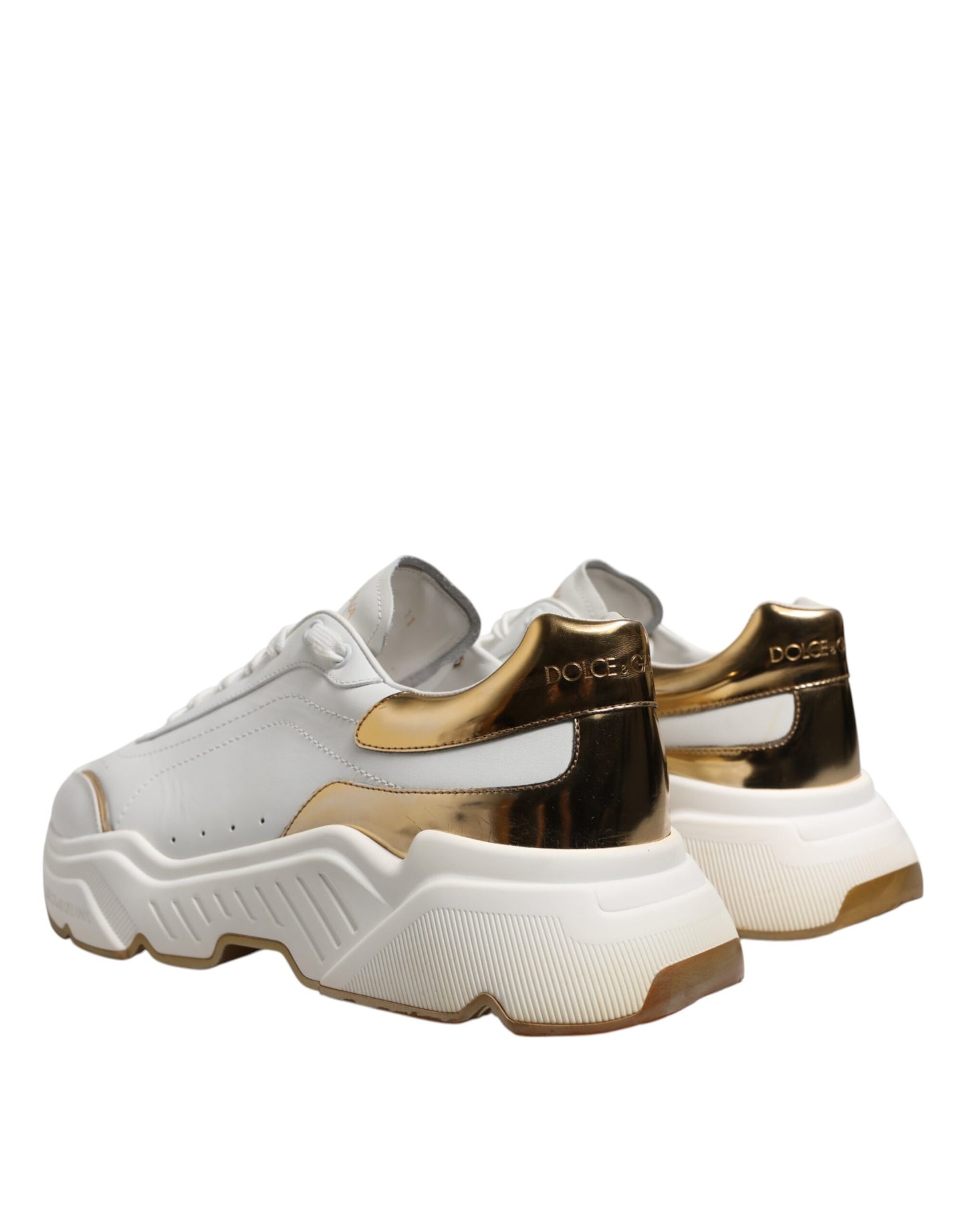White Gold Daymaster Low Top Sneakers Shoes