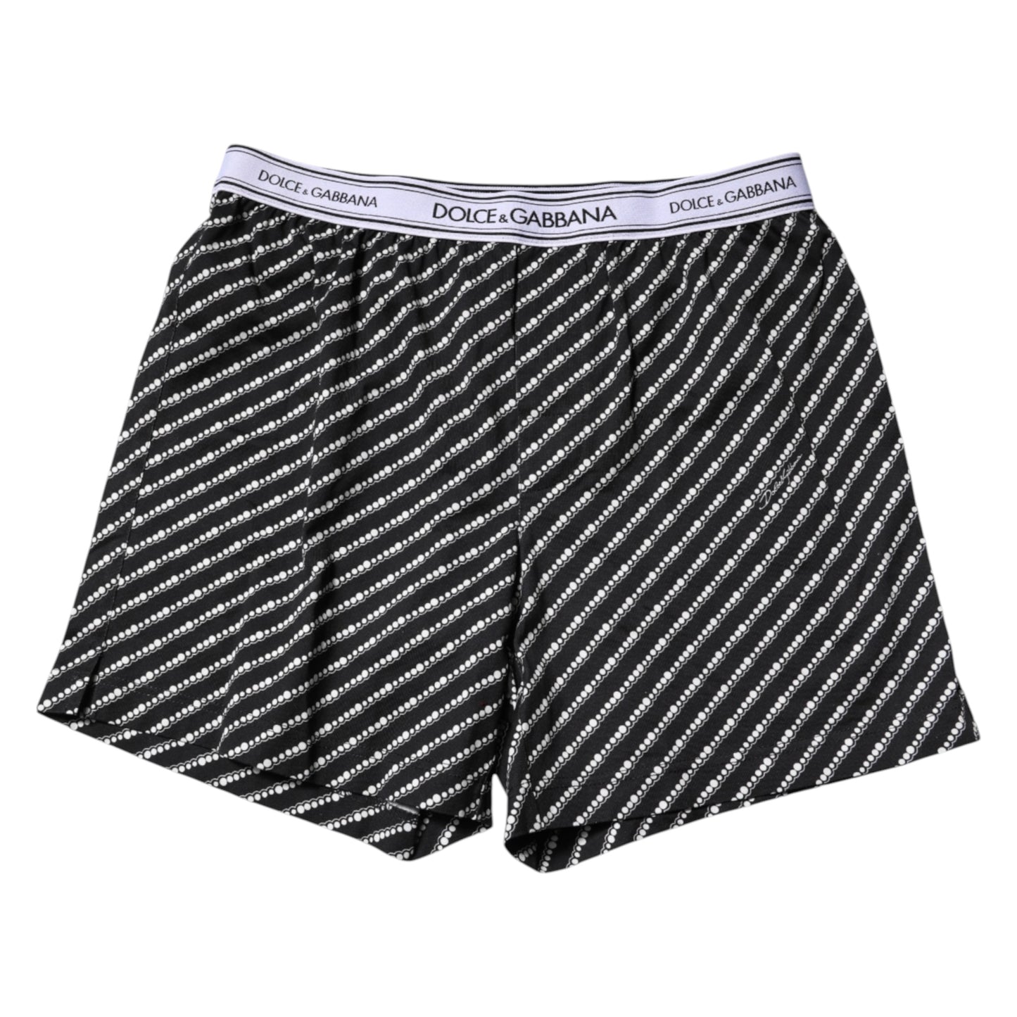 Black White Cotton Men Boxer Shorts Underwear