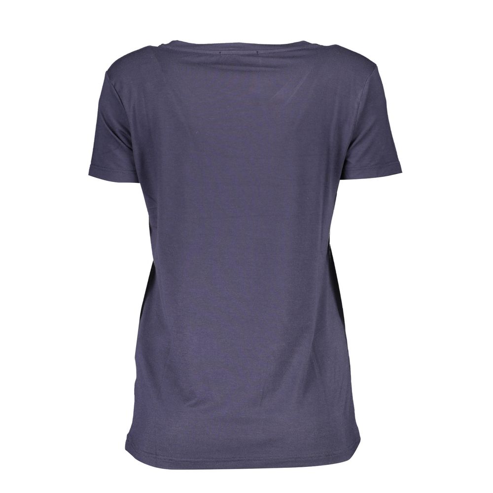 Blue Elastane Tops & T-Shirt