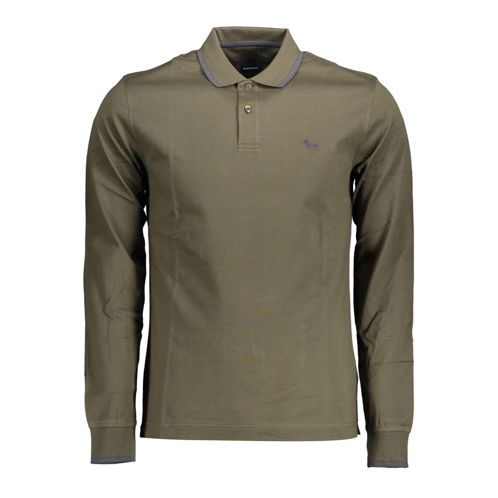 Green Cotton Polo Shirt