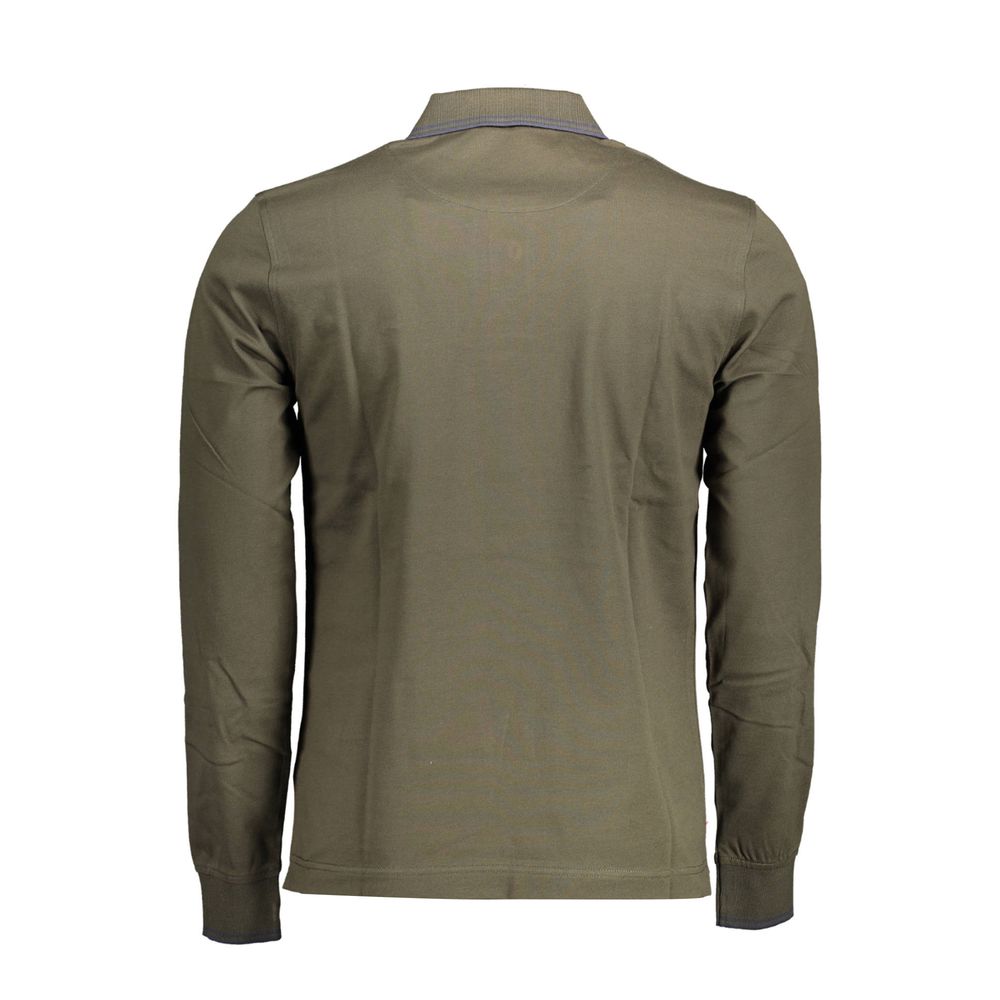 Green Cotton Polo Shirt