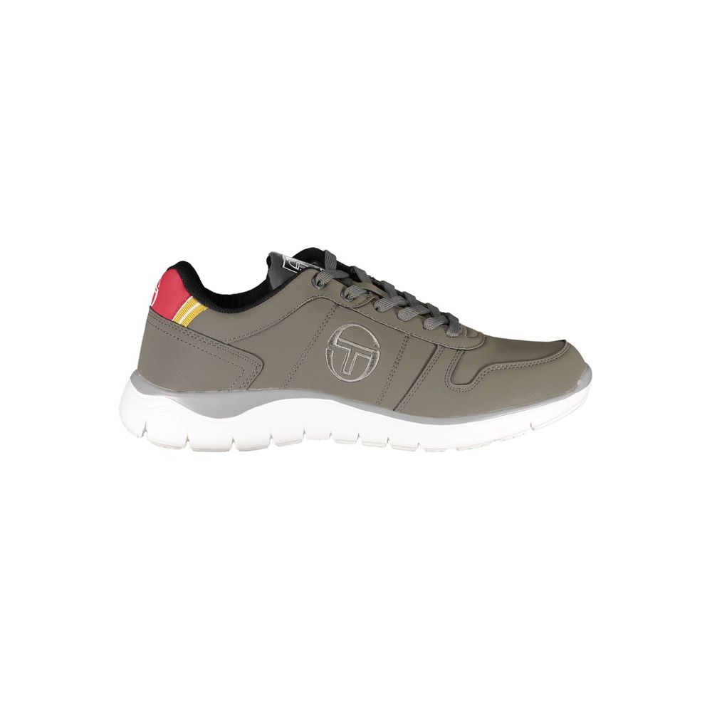 Gray Polyester Sneaker
