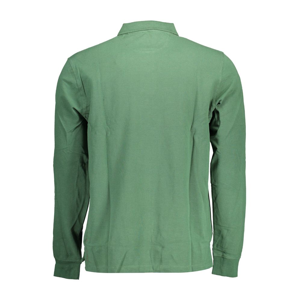 Green Cotton Polo Shirt