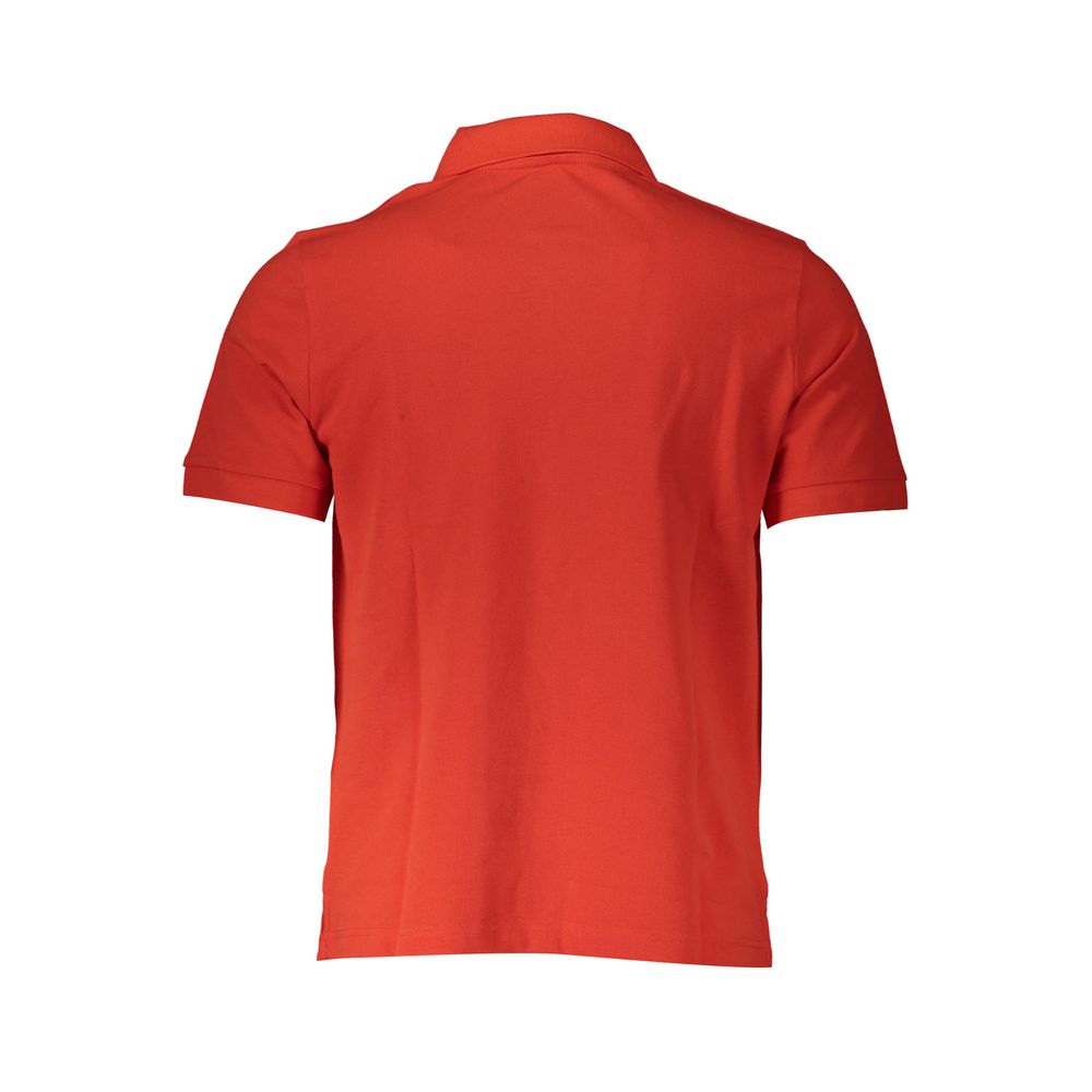 Red Cotton Polo Shirt