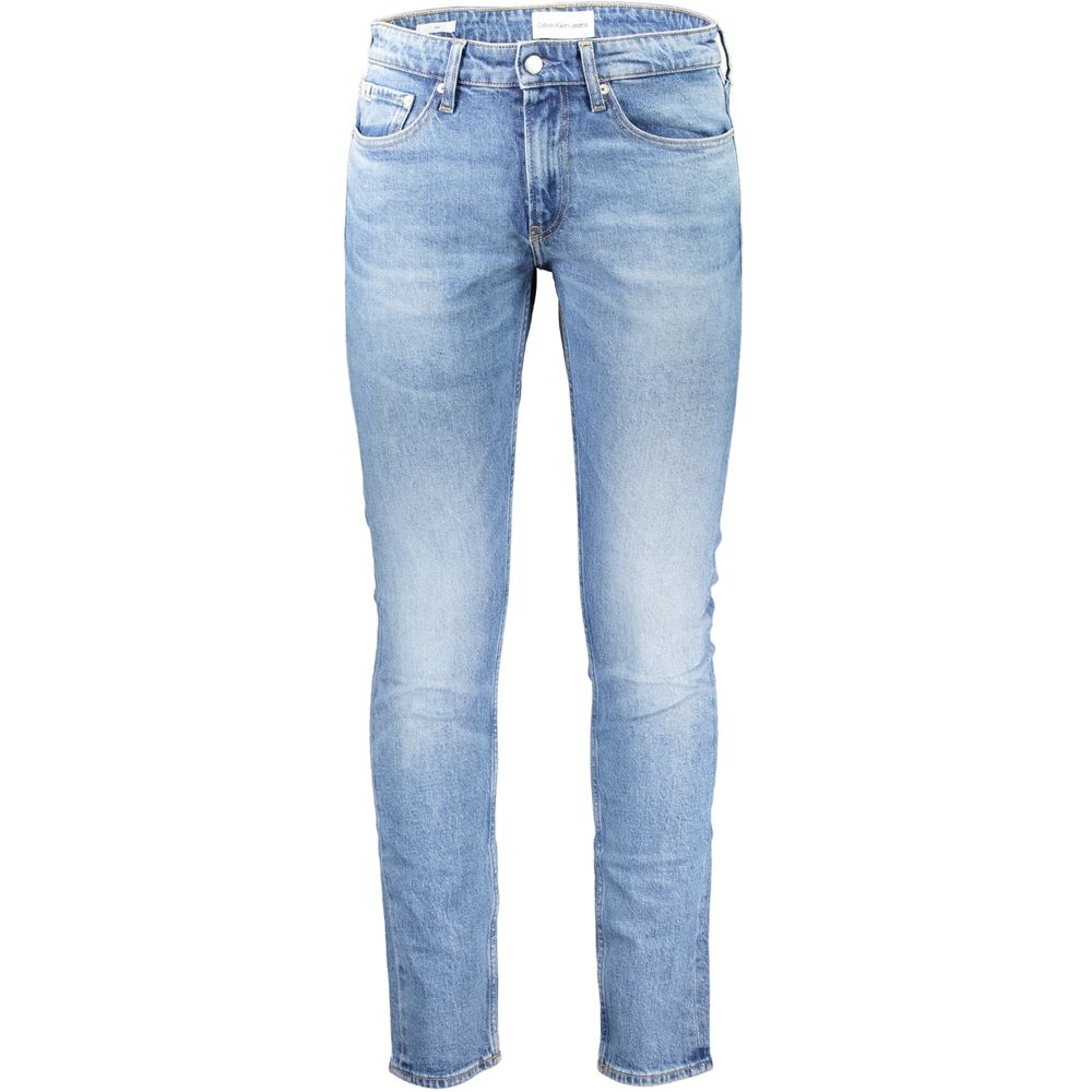 Blue Cotton Jeans & Pant
