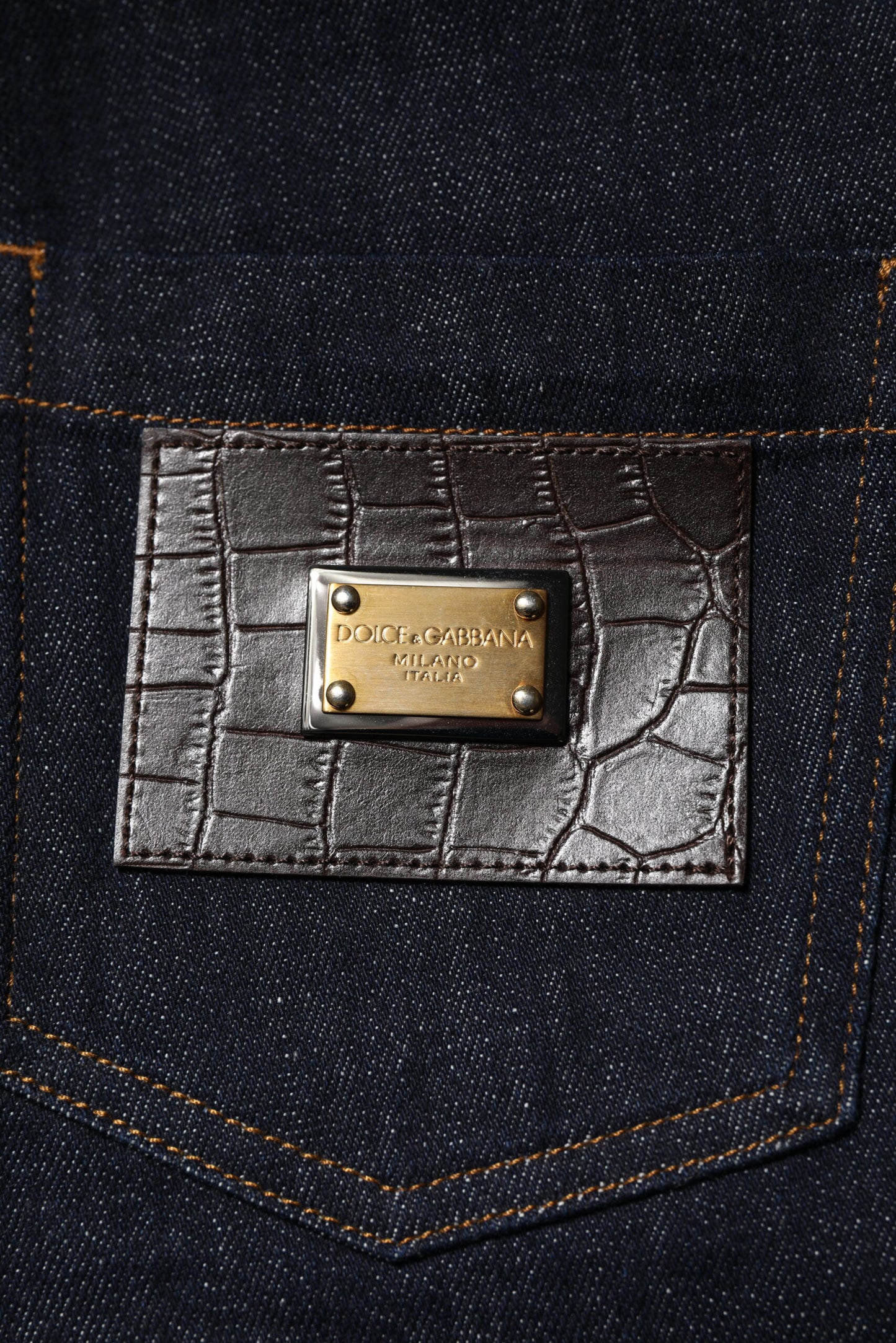 Blue Cotton High Waisted Flared Denim Jeans