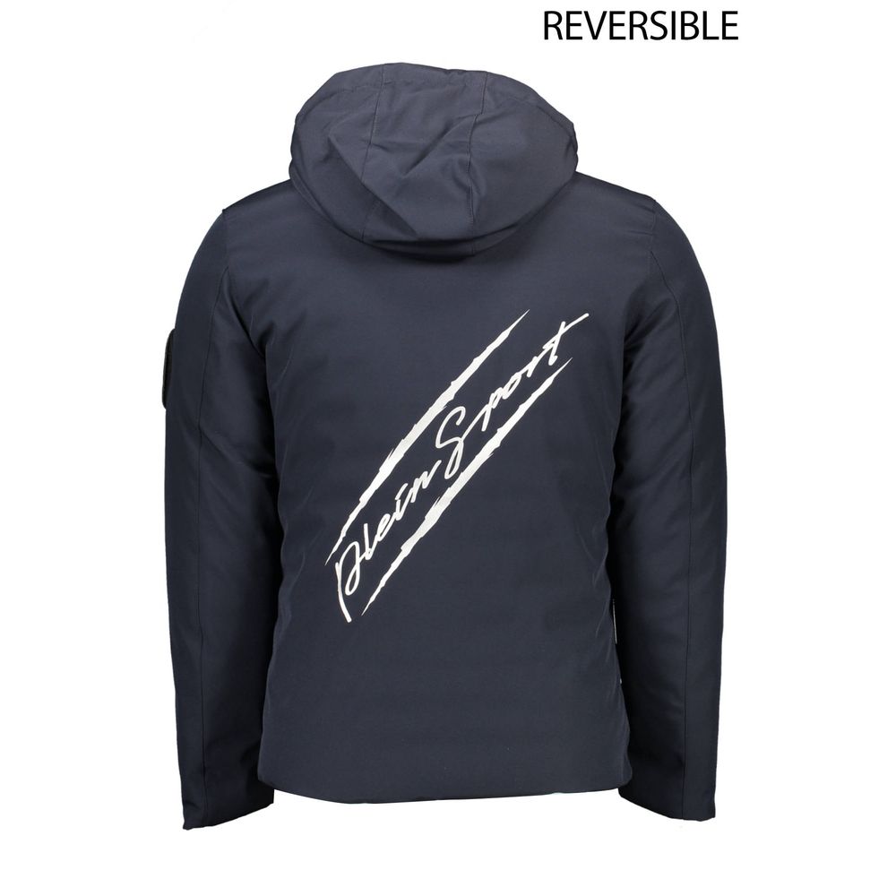 Blue Polyester Jacket