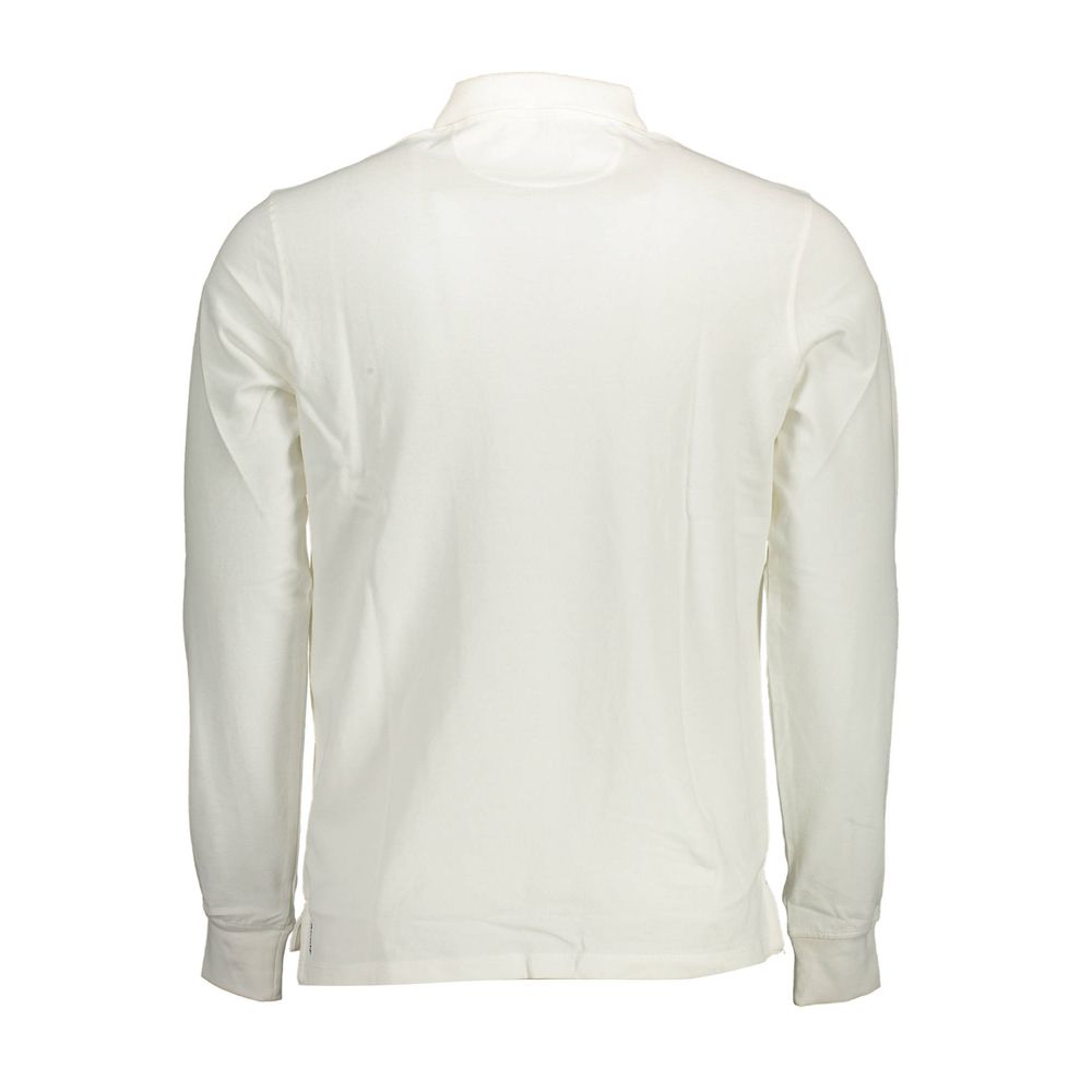 White Cotton Polo Shirt