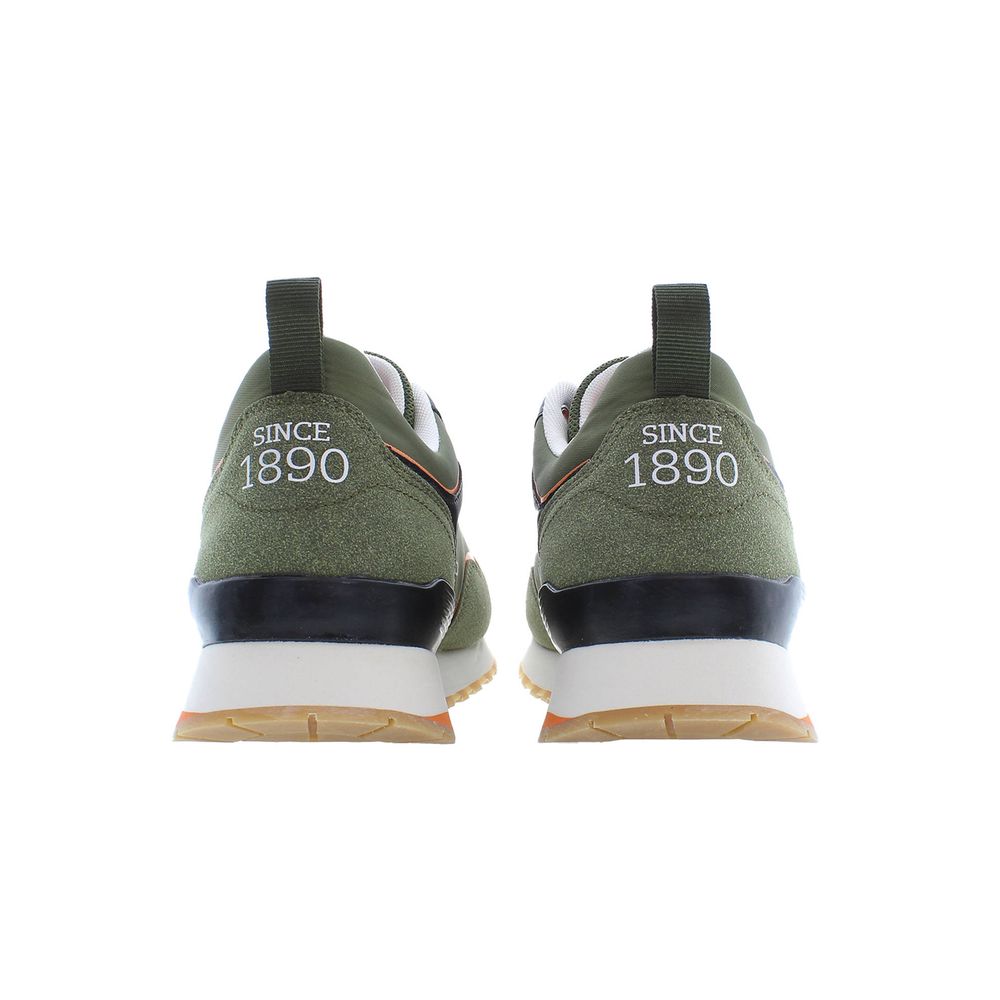 Green Polyester Sneaker