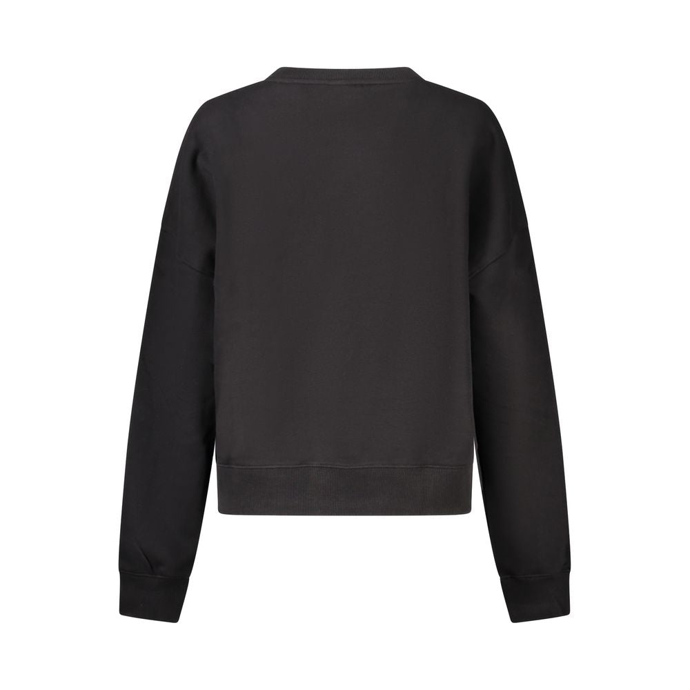 Black Cotton Women Sweater