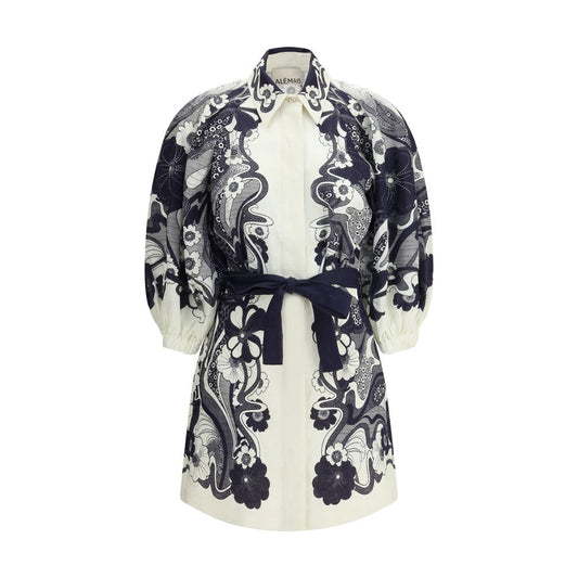 Multicolor Linen Casual Dress