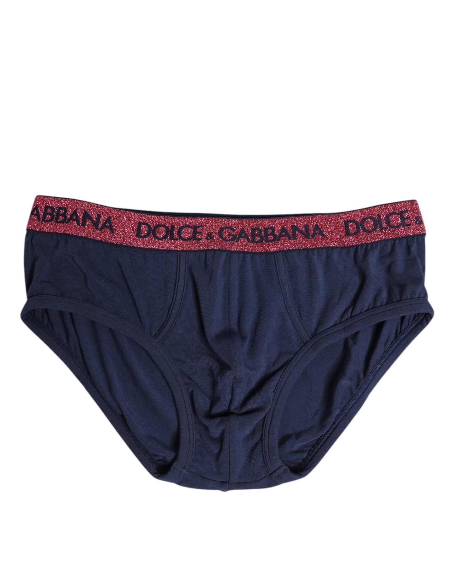 Blue Red Logo Stretch Regular Brief Underwear