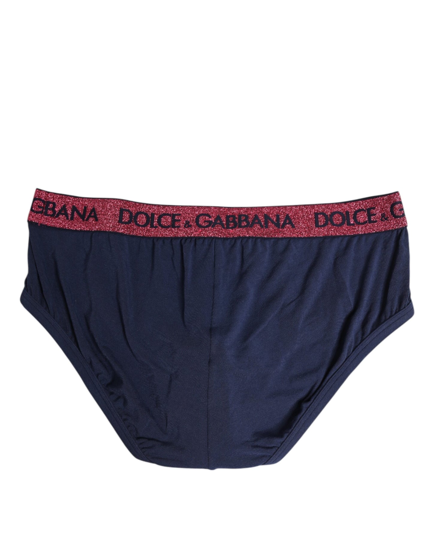 Blue Red Logo Stretch Regular Brief Underwear
