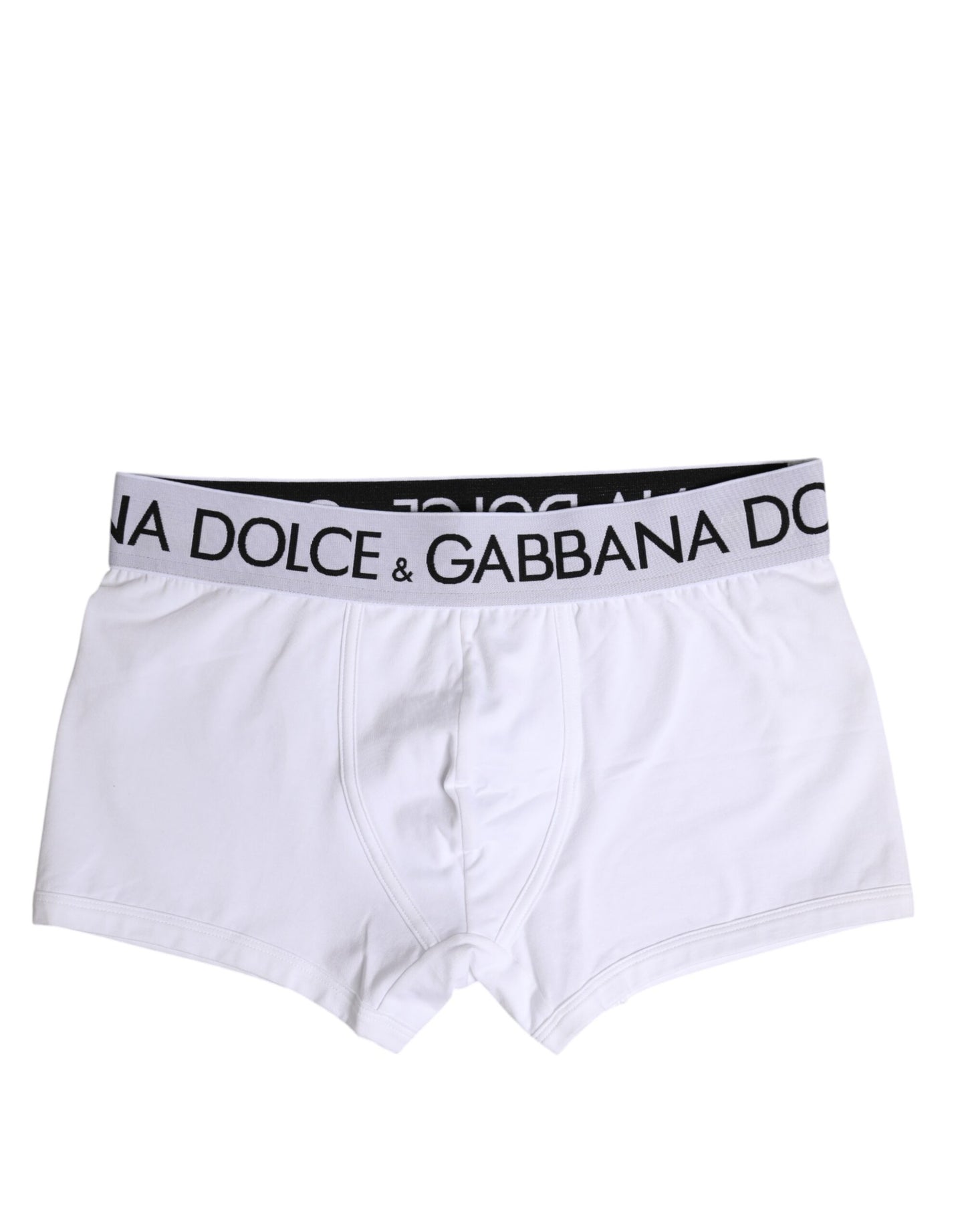 White Cotton Stretch Regular Boxer Underwear