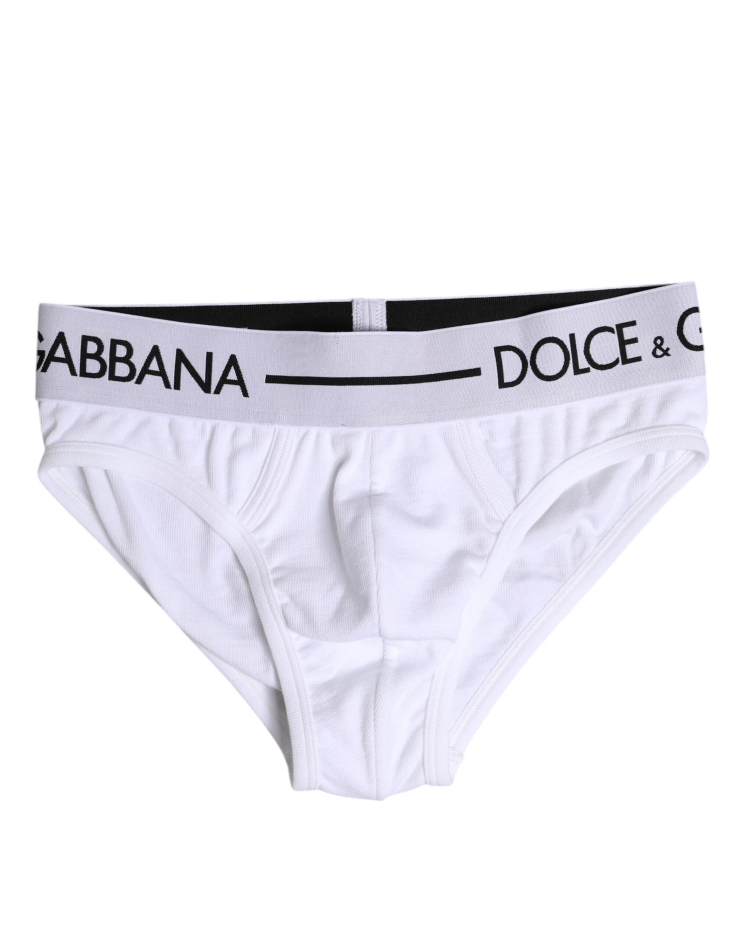 White Cotton Stretch Regular Brief Underwear