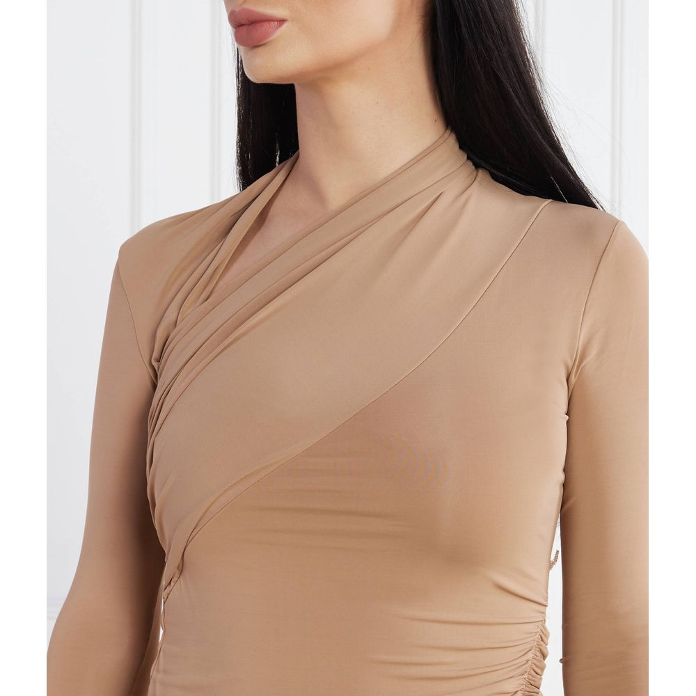 Beige Viscose Dress