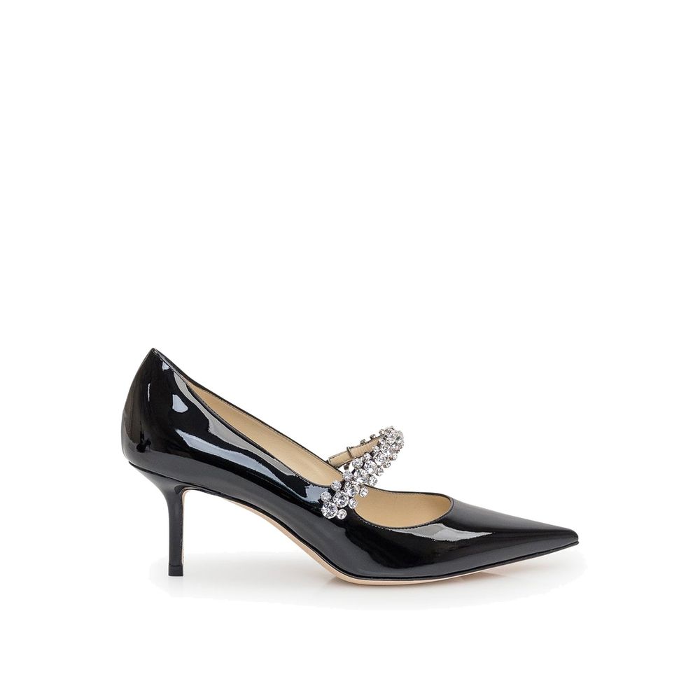Black Calfskin High Heel Pumps