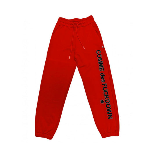 Red Cotton Women Sweatpant