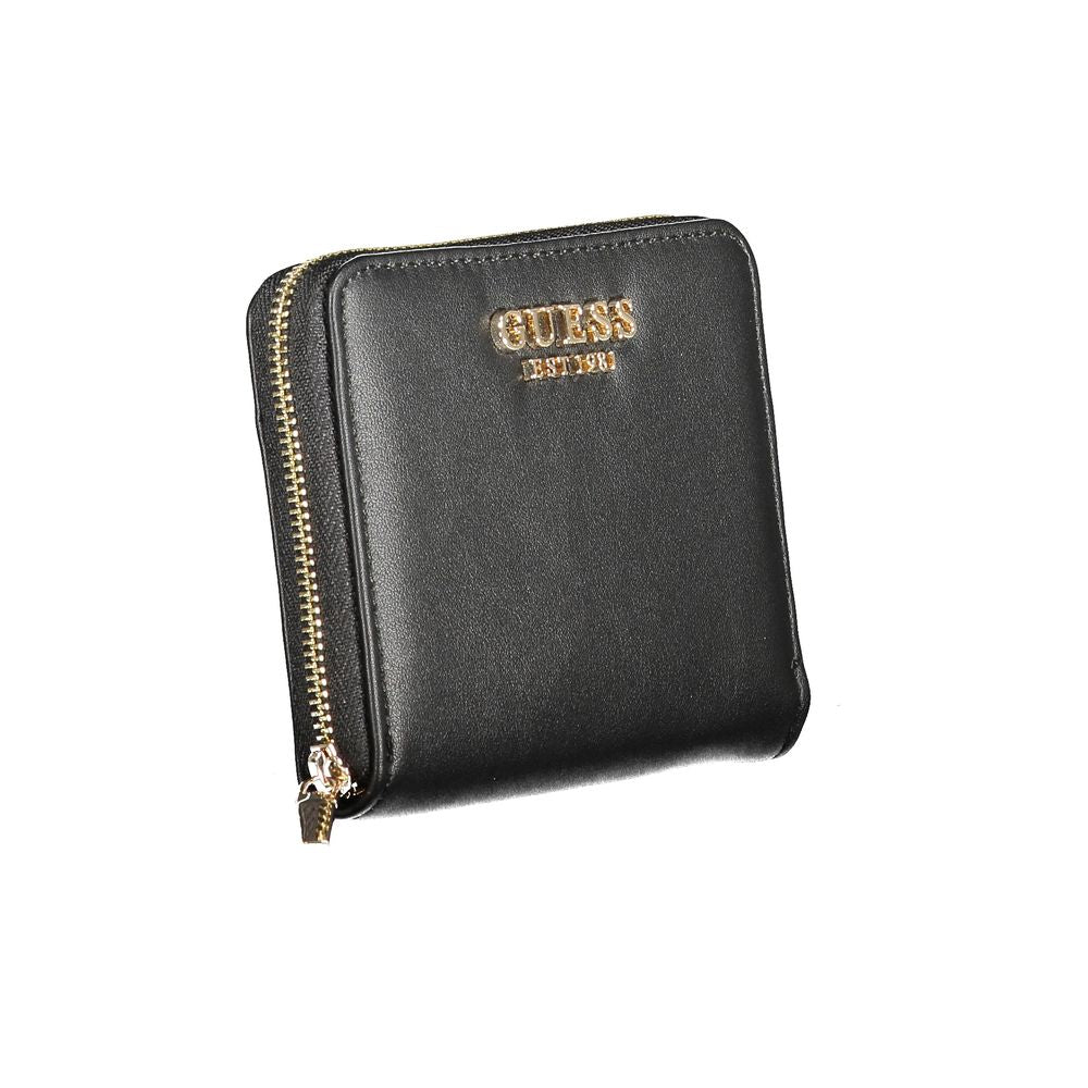 Black Polyethylene Women Wallet