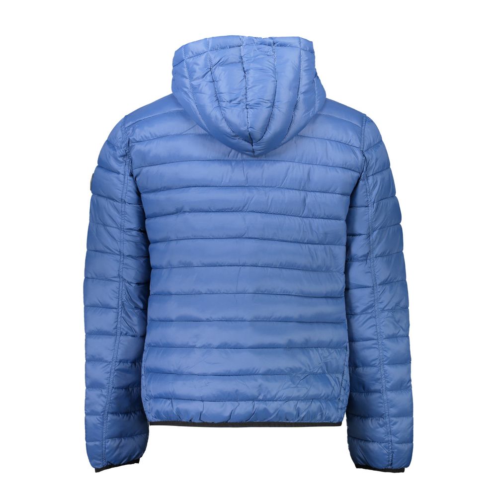 Blue Nylon Men's Jacket