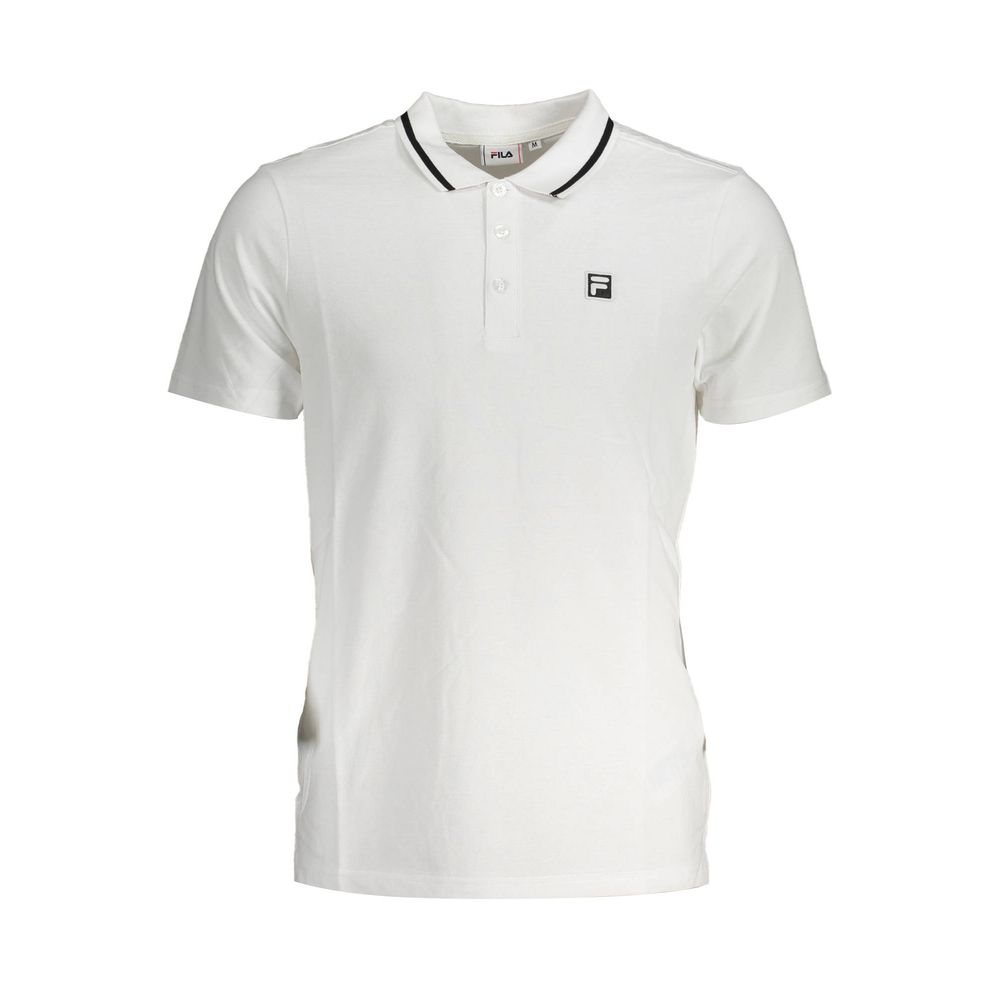 White Cotton Polo Shirt