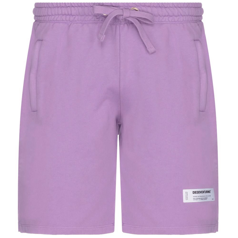 Purple Cotton Short