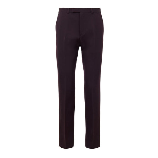 Bordeaux Wool Dress Pants