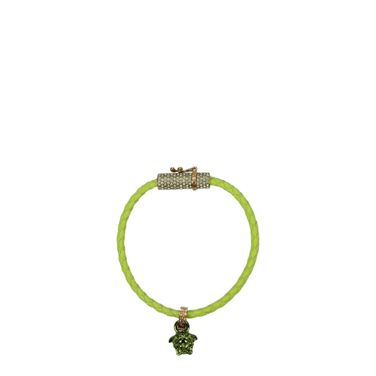 Green Leather Bracelet
