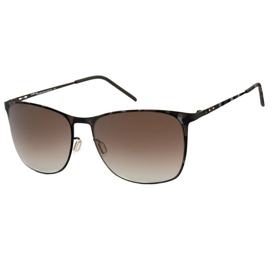 Brown Metal Sunglasses