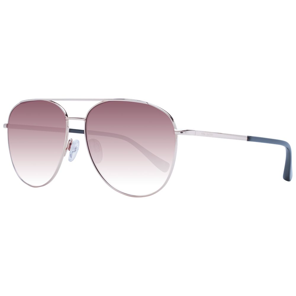 Rose Gold Metal Sunglasses
