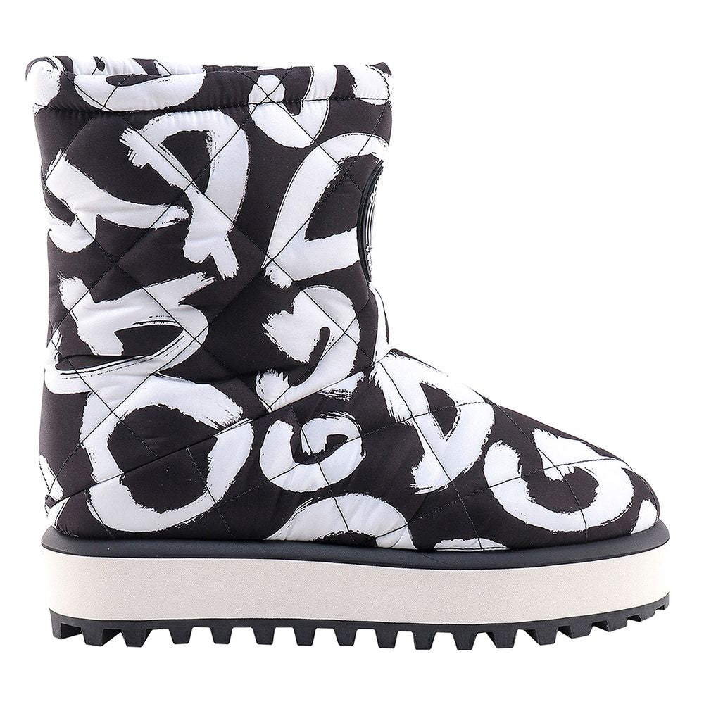 Black Nylon Men Boot