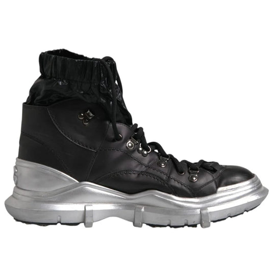 Black Lambskin Men Ankle Boot