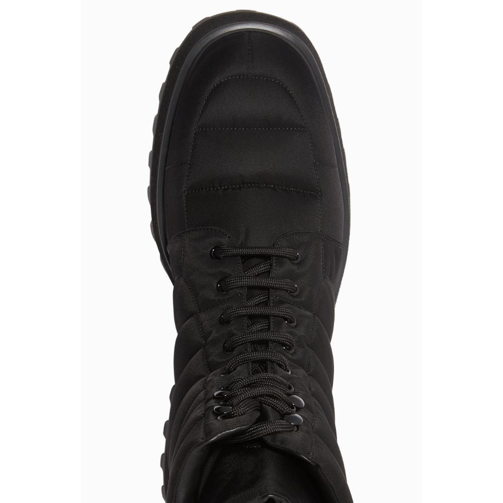 Black Nylon Men Boot