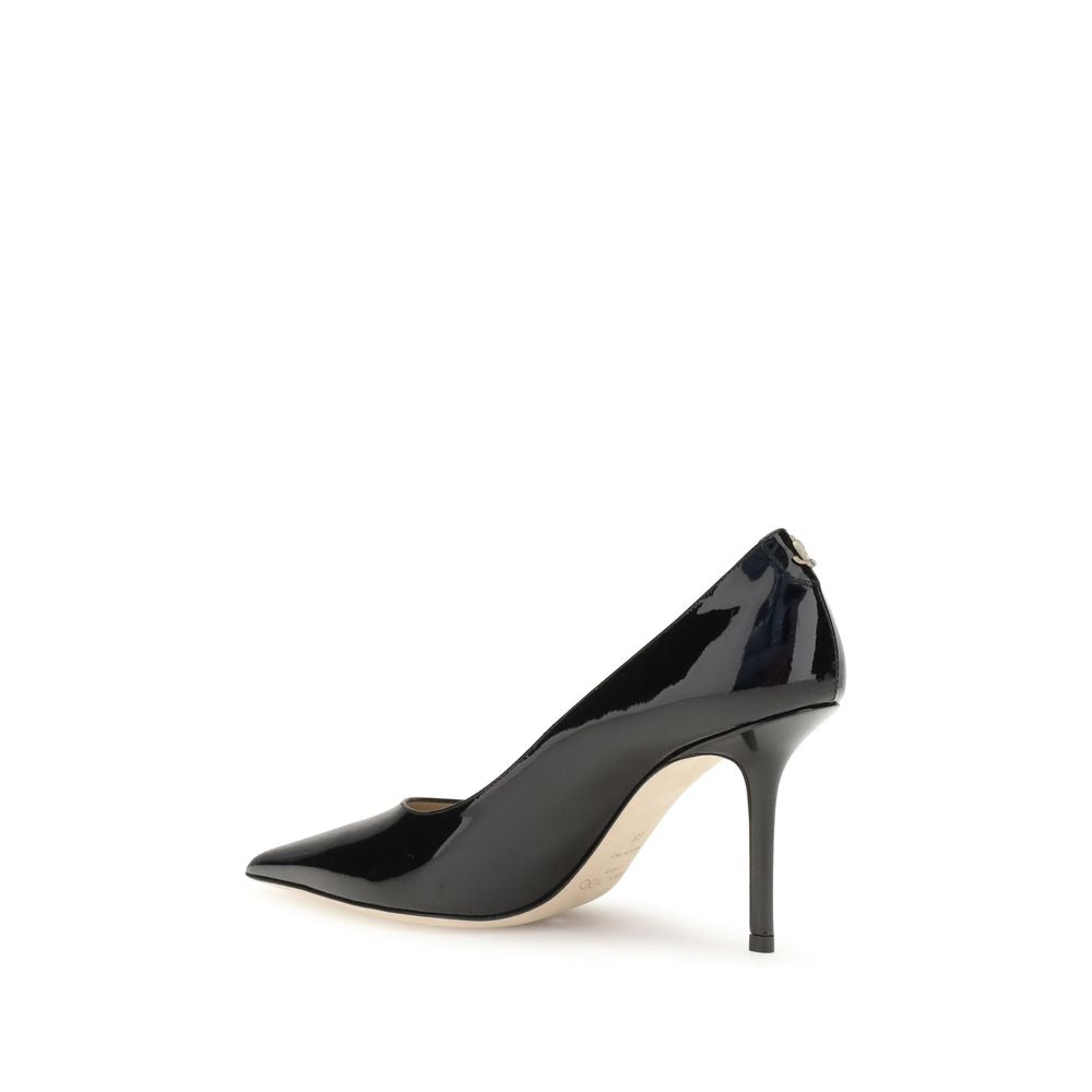 Black Calf Leather Bos Taurus High Heel Pumps