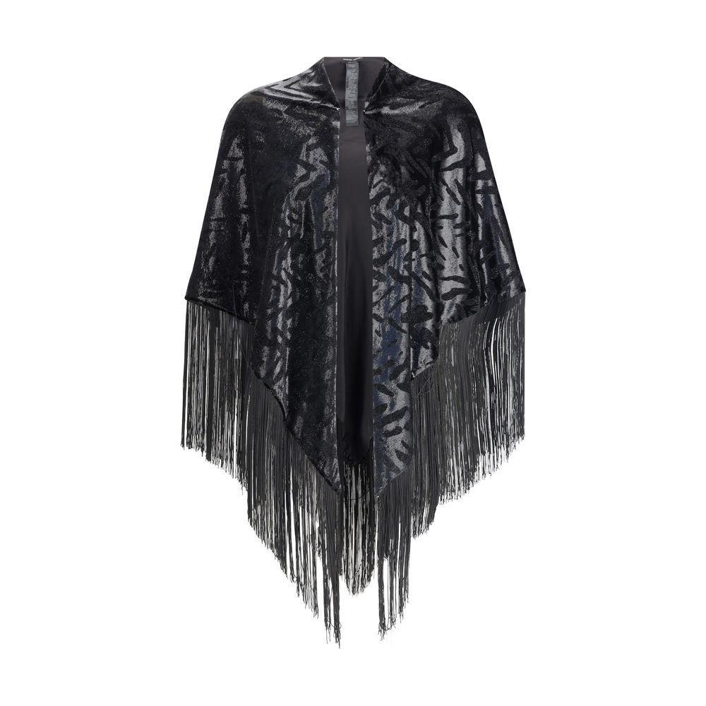 Velvet Shawl with fringes