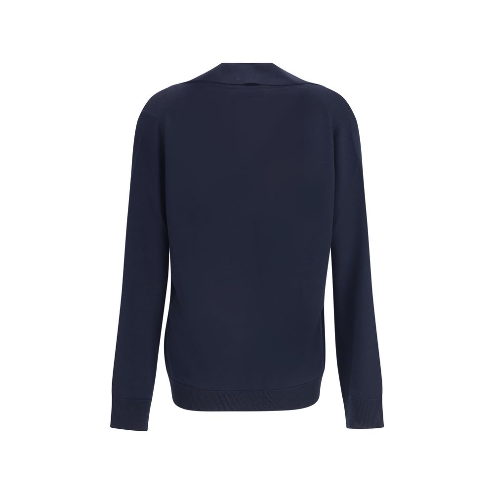 Blue Wool Sweatshirt