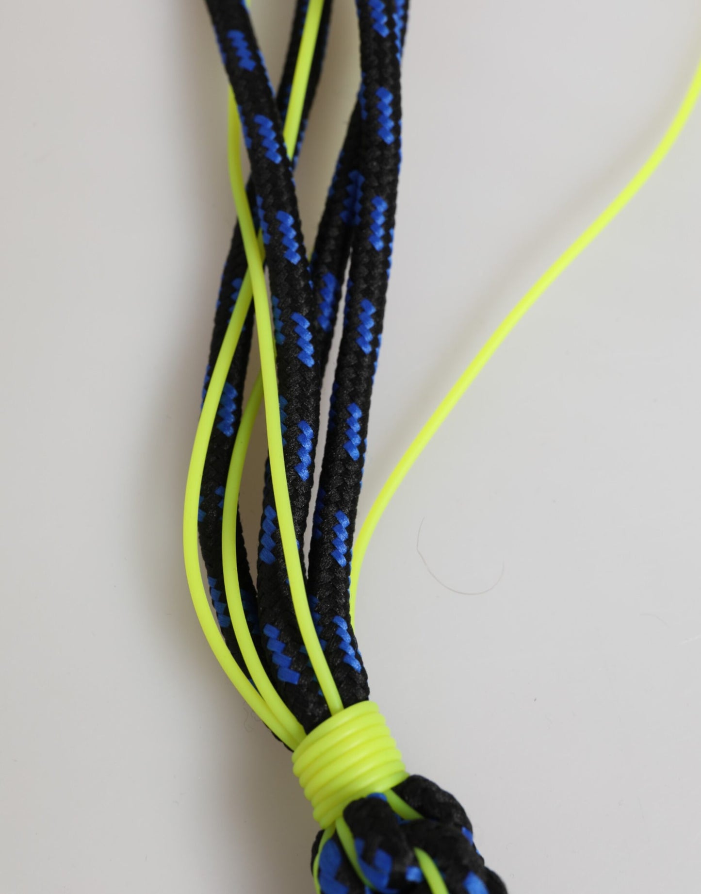 Multicolor Polyester Tape String DG Logo Keychain Keyring