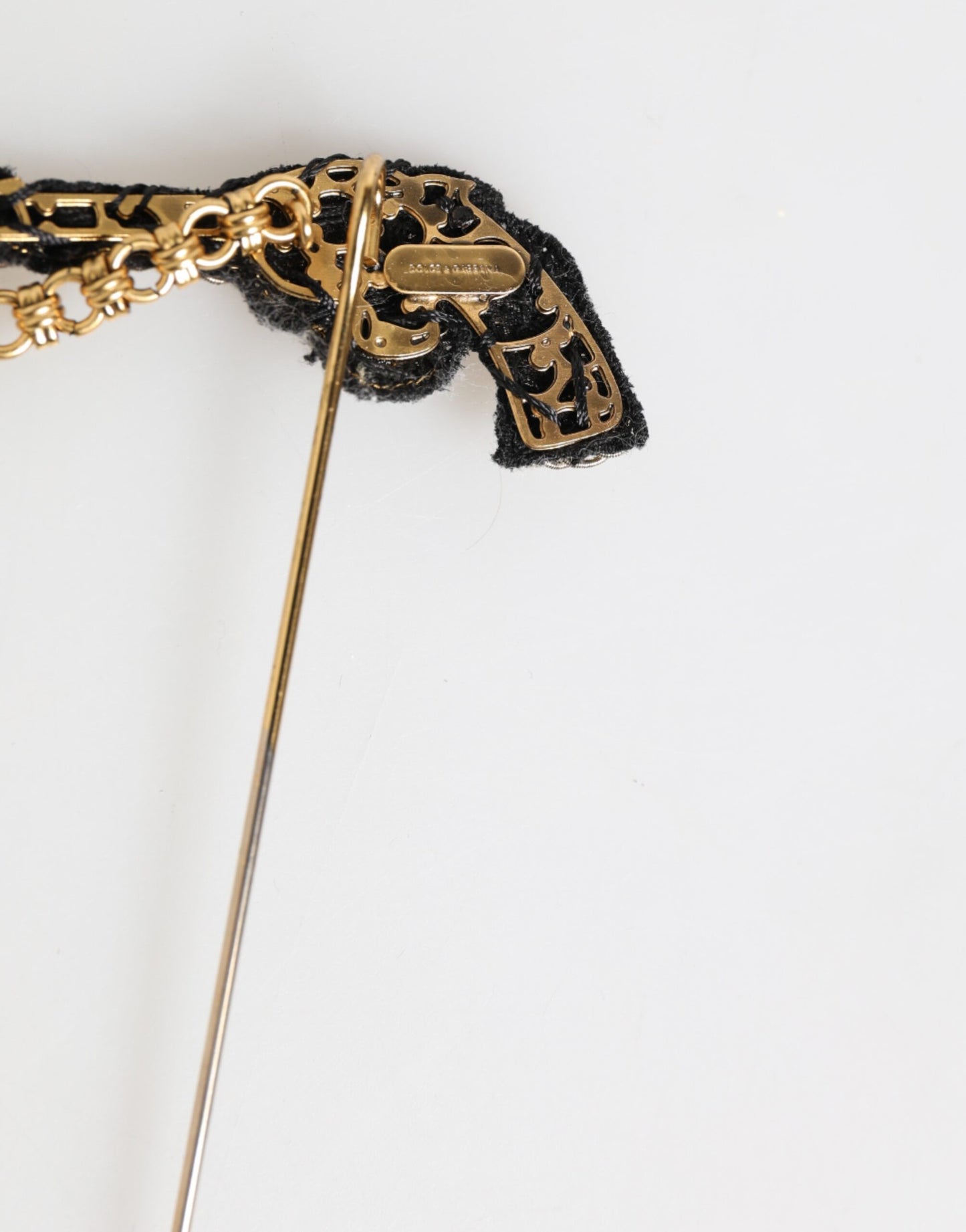 Lapel Pin Brass Copper Revolver Men Accessories Brooch