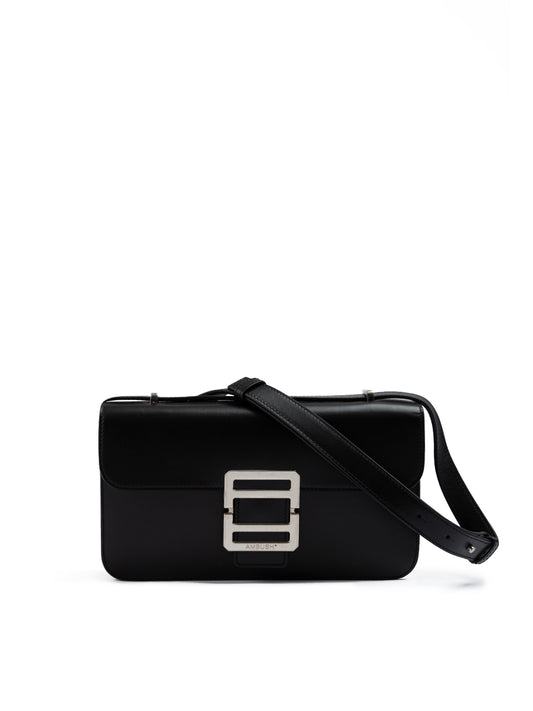 Black Leather Crossbody Bag