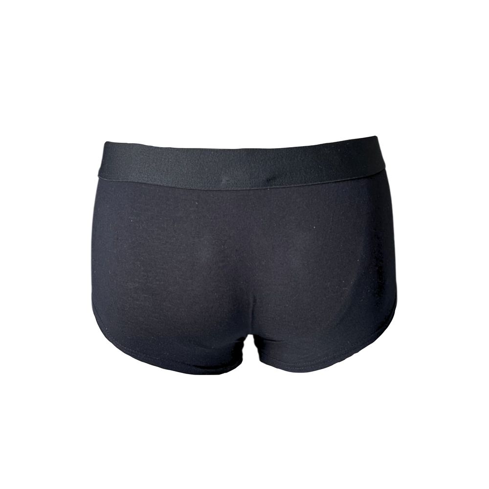 Black Cotton Men's Boxer