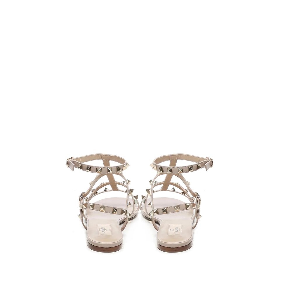 Beige Calfskin Sandals